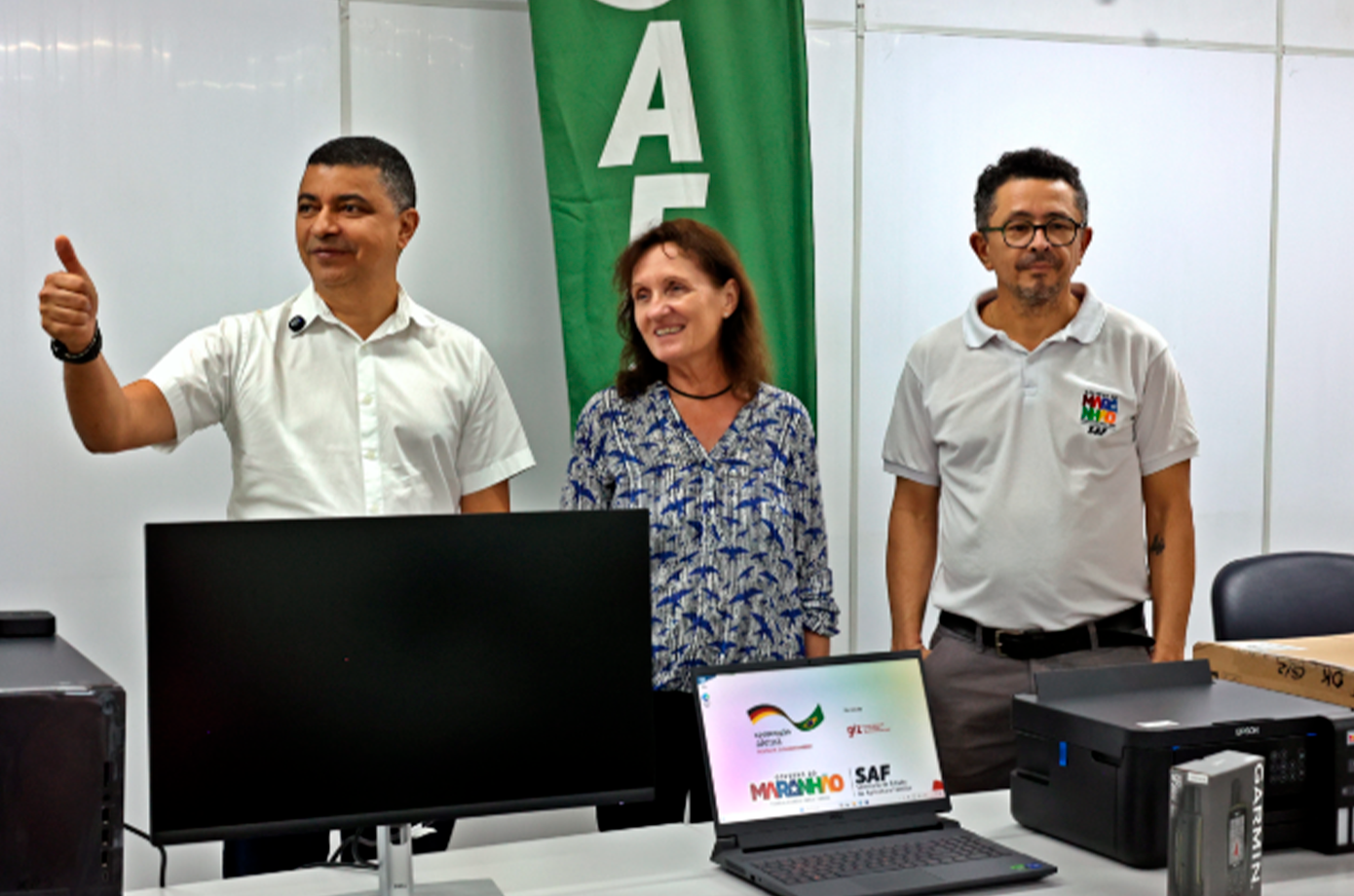 Projeto Agrichains Brasil formaliza entrega de equipamentos para apoio à agenda de regularização ambiental no Maranhão
